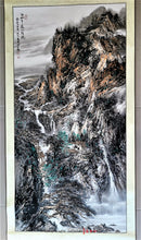 Load image into Gallery viewer, traditional_chinese_painting_early_autumn_by_the_riverside_origional_scrolled_on_silk