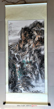 Load image into Gallery viewer, traditional_chinese_painting_early_autumn_by_the_riverside_origional_scrolled_on_silk